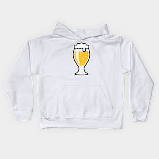 Pilsner Glass Bulgy (Beer Drinker / Pils / 3C) Kids Hoodie